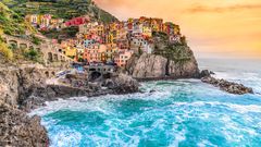 Cinque Terre bei Sonnenuntergang