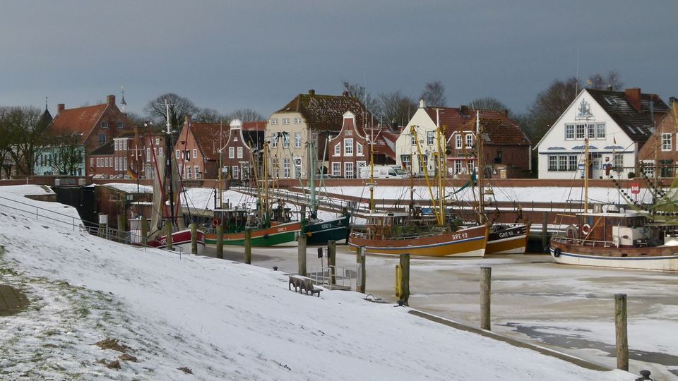 Greetsiel, Kutterhafen und Giebelhäuser