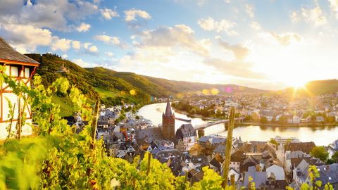 Bernkastel-Kues Weinberge Mosel