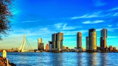 Rotterdam, Blick auf die Erasmusbrücke