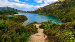 Lagoa do Fogo, See auf der Azoren-Insel Sao Miguel