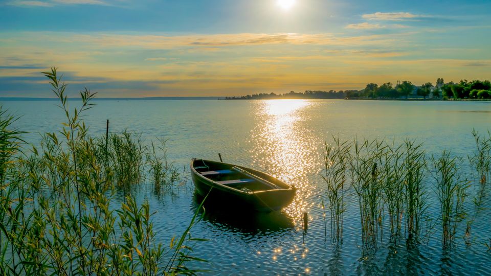 Boot auf dem Balaton