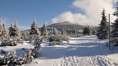 Riesengebirge im Winter