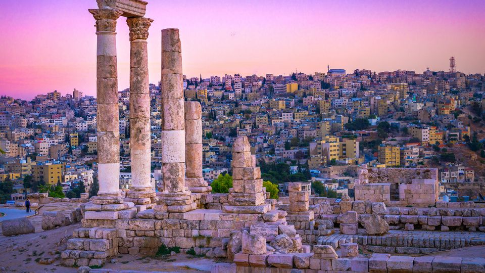 Amman, Sonnenuntergang