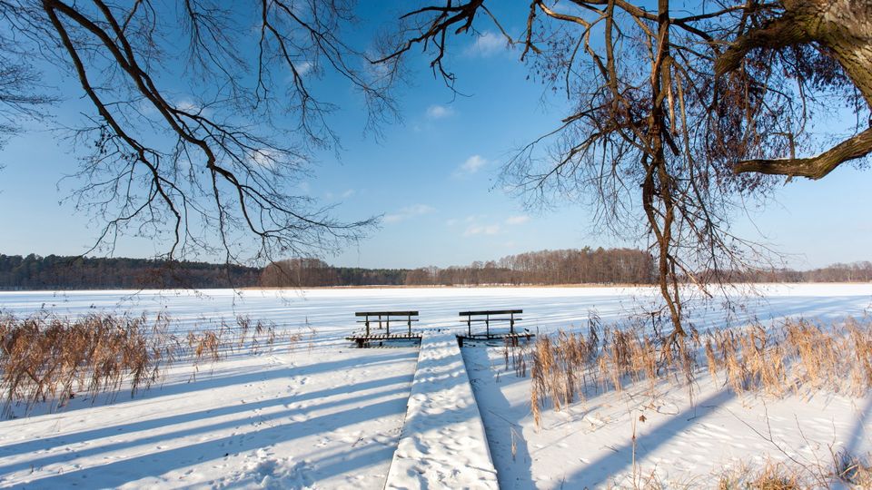 Gefrorener See Masuren