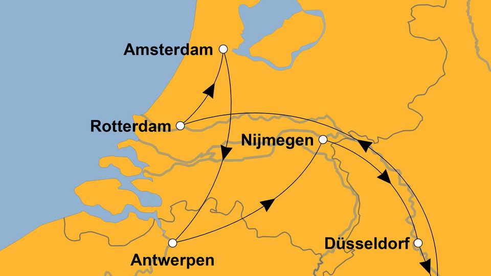 Ihre Reiseroute