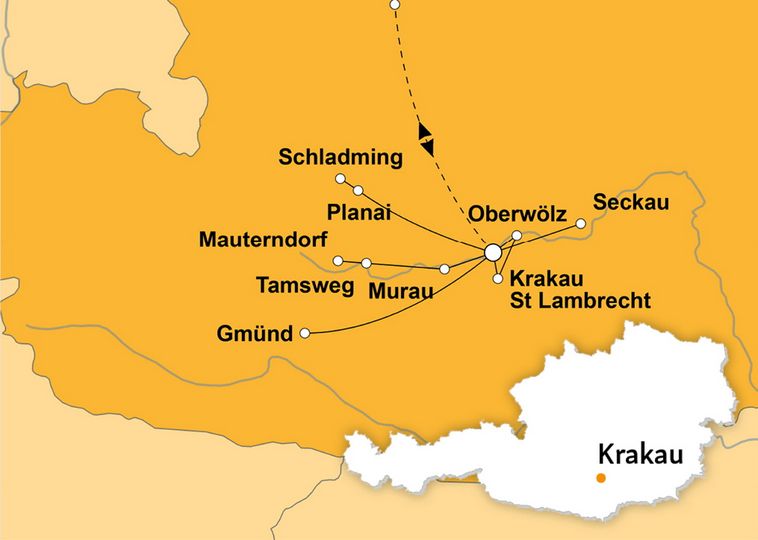 Ihre Reiseroute
