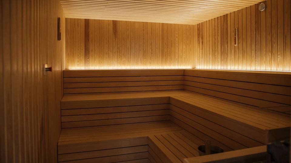Sauna im Hotel Mimosa Lido Palace