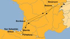 Ihre Reiseroute ©www.stepmap.de Ihre Reiseroute