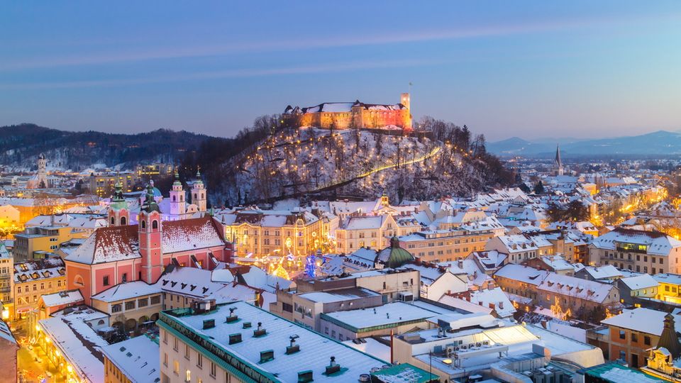 Ljubljana im Winter