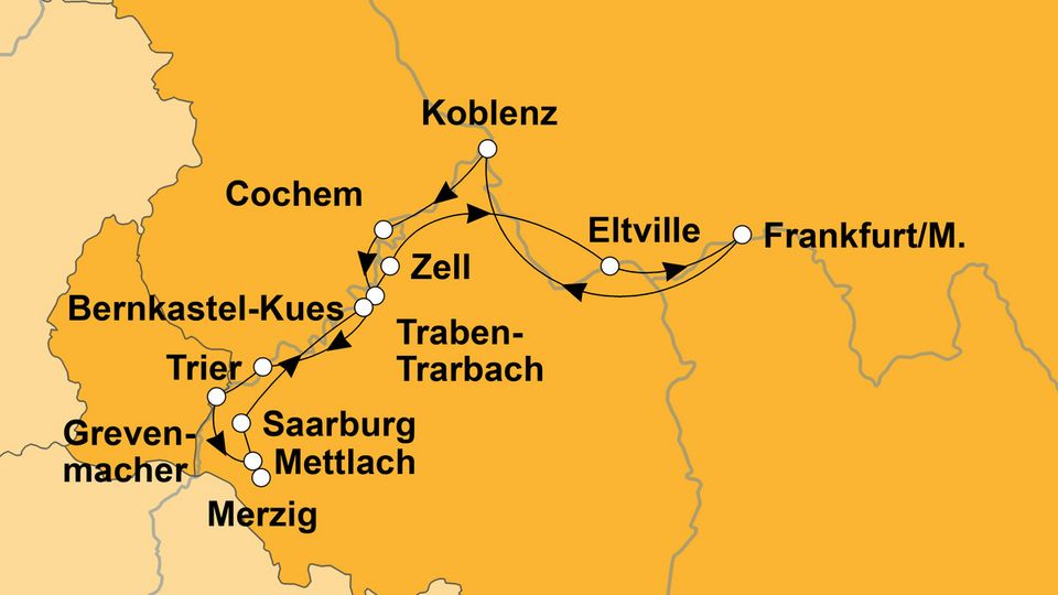 Ihre Reiseroute