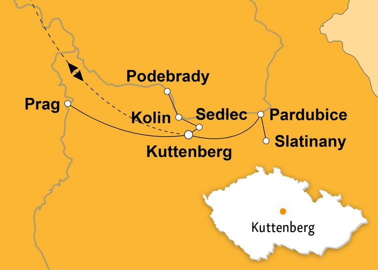 Ihre Reiseroute