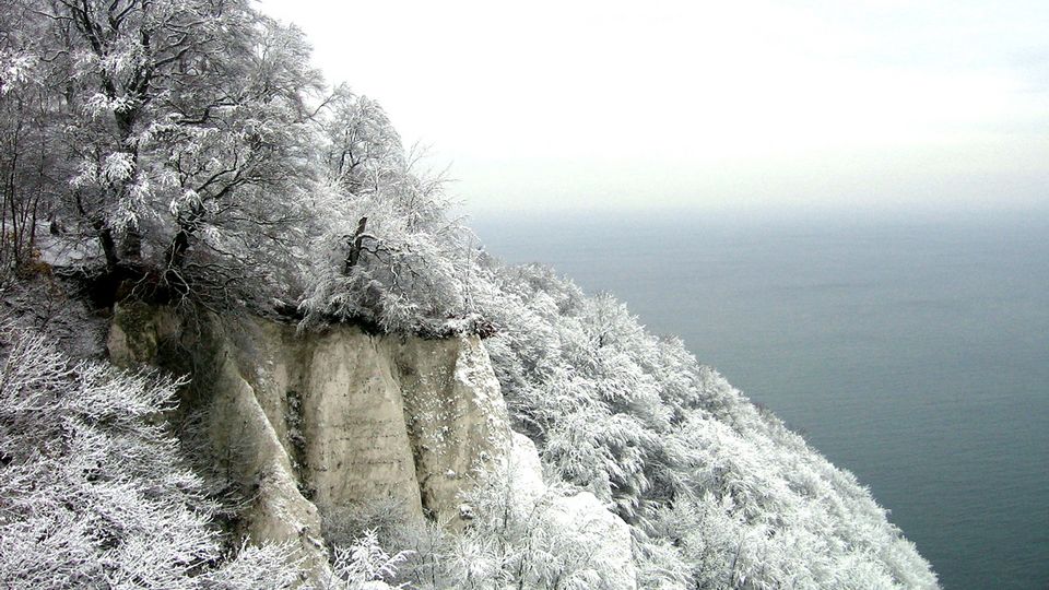 Königsstuhl im Winter