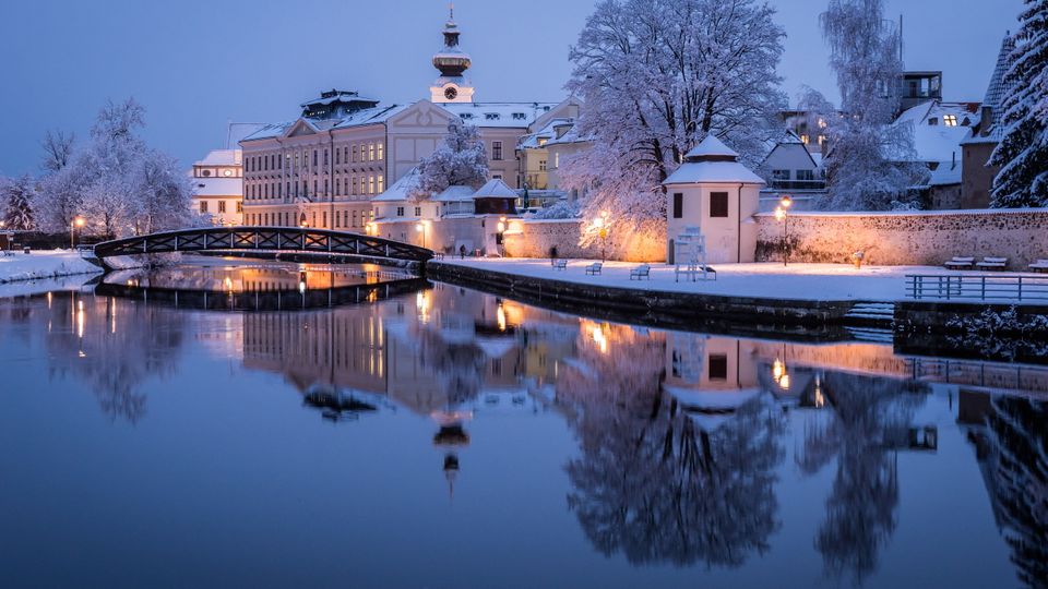 Budweis im Winter