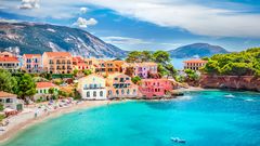 Dorf Assos auf der Insel Kefalonia