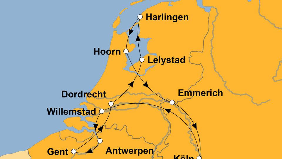 Ihre Reiseroute