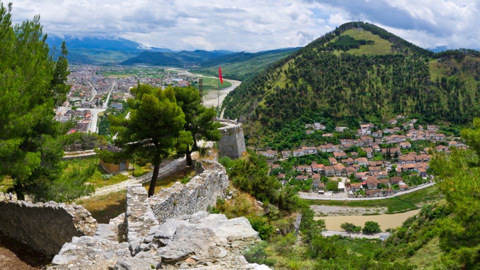 Blick auf die Stadt Berat
