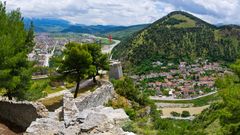 Blick auf die Stadt Berat