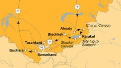 Ihre Reiseroute