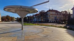 Wasseruhr Promenade Swinemünde