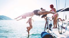 Sprung ins Wasser