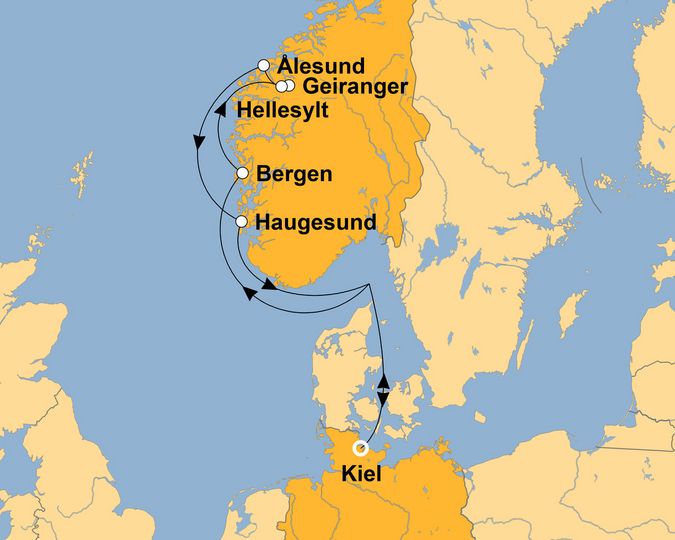 Ihre Reiseroute