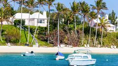 Boote vor Bermuda Insel