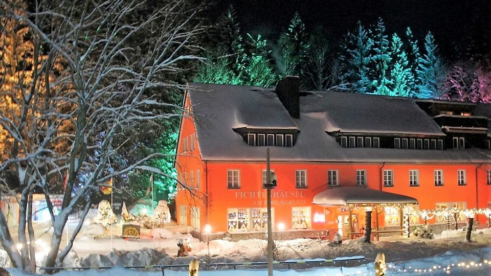 Hotel Fichtelhäusel im Winter