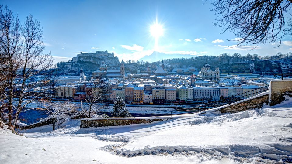 Blick vom Kapuzinerberg auf Salzburg