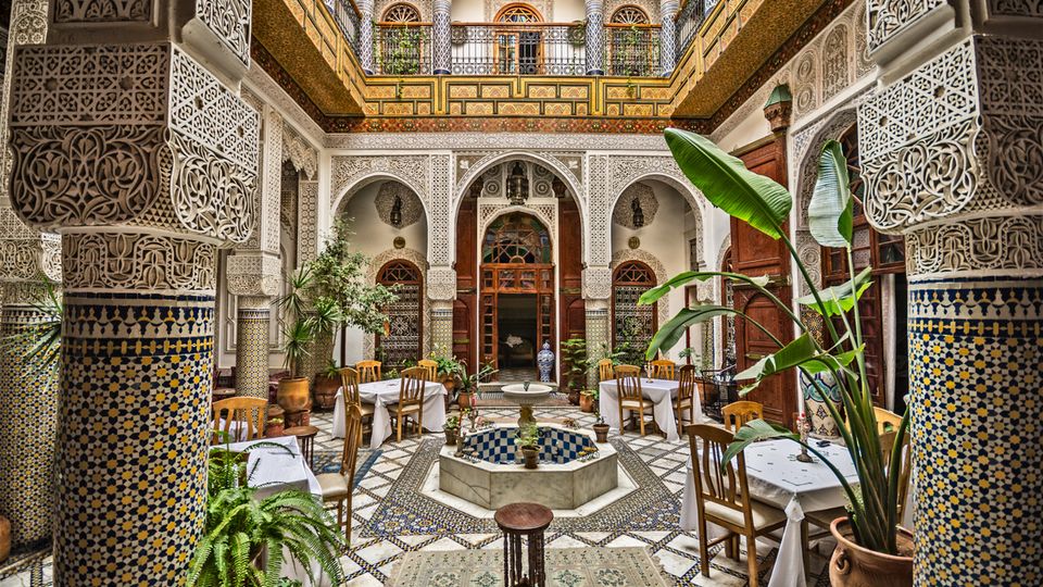Marokkanisches Interieur