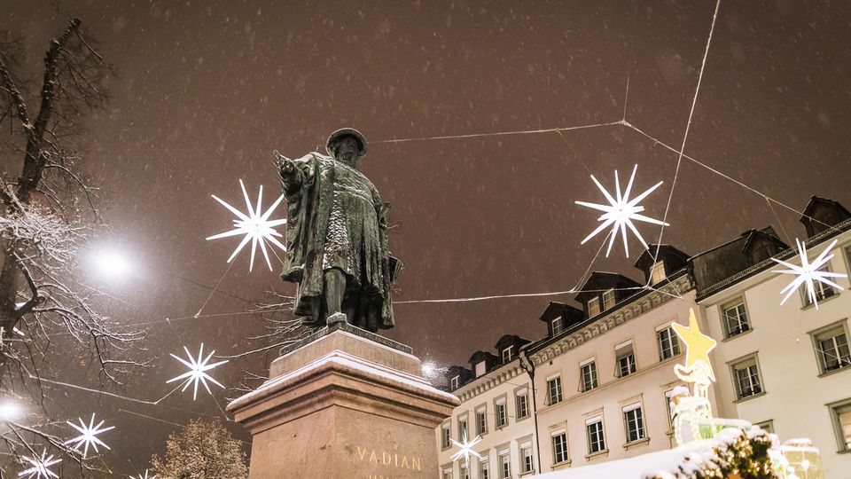 Sternenstadt St. Gallen, Vadian-Denkmal