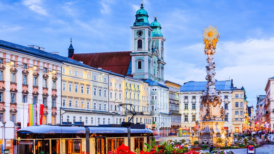 Hauptplatz bei Linz, Österreich