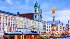 Hauptplatz bei Linz, Österreich