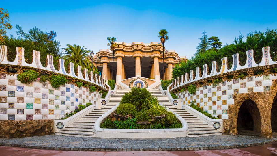Symmetrie im Park Guell