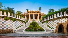 Symmetrie im Park Guell