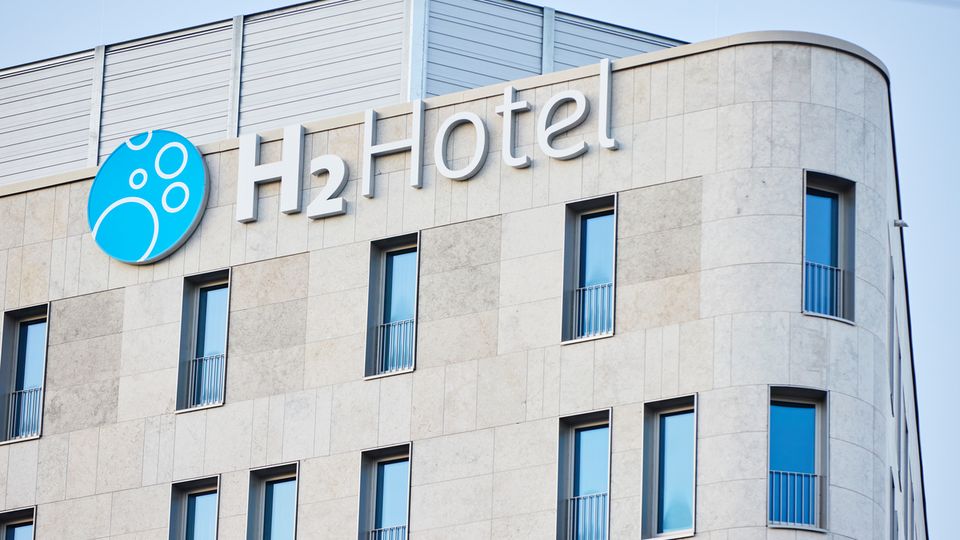 h2-Hotel Saarbrücken, Außenansicht