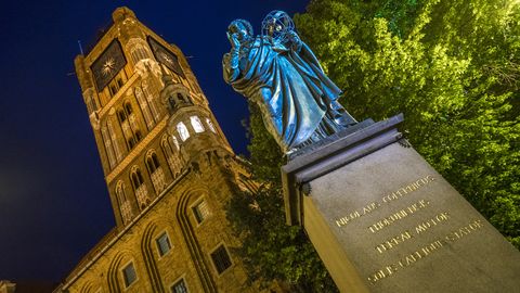 Torun mit Kopernikus-Denkmal 
