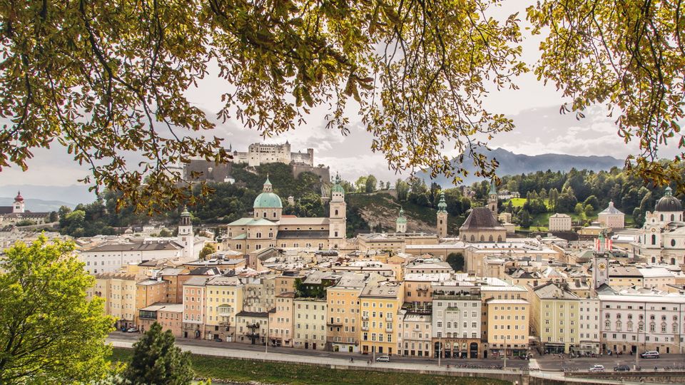 Salzburg - Blick auf die Altstad