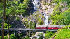 Eisenbahnfahrt mit Kuranda Scenic Railway