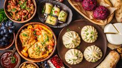 Traditionelle georgische Küche