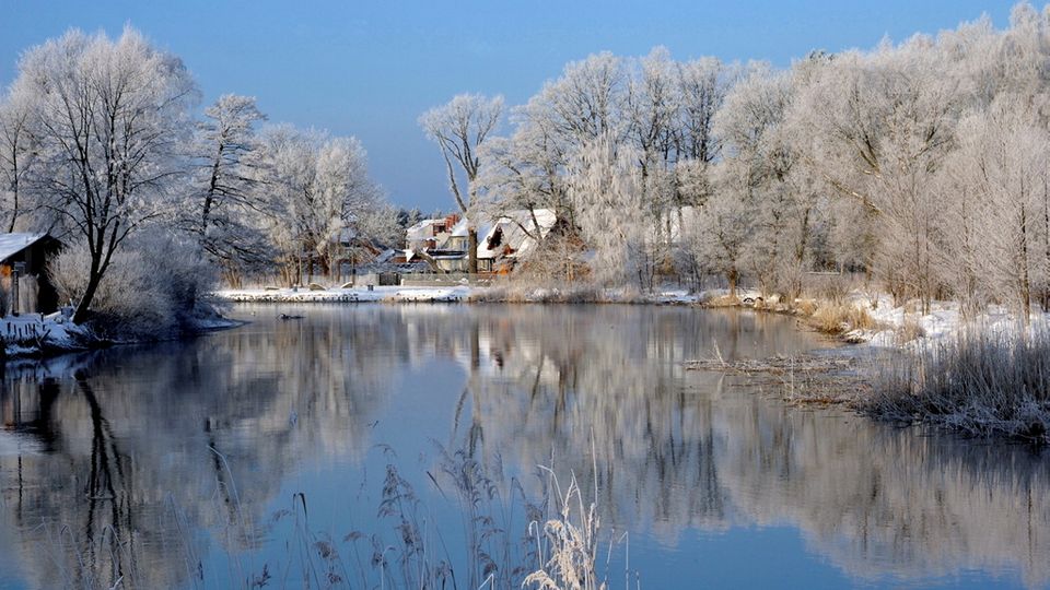 Hotel Kormoran im Winter