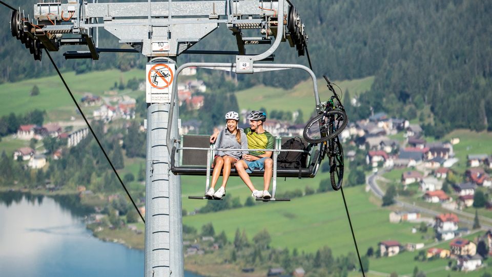 Weissensee Bergbahn in Techendorf Oesterreich