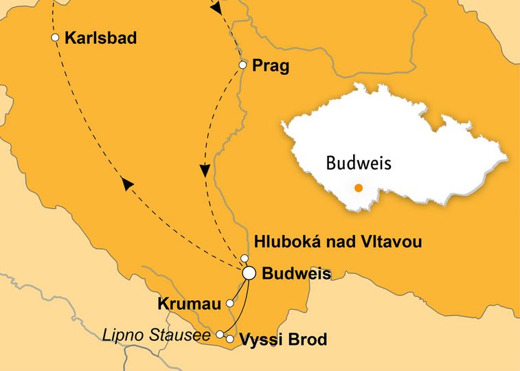 Ihre Reiseroute ©www.stepmap.de Ihre Reiseroute