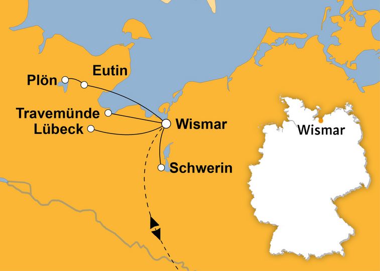 Ihre Reiseroute