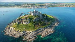 St. Michaels Mount an der Küste von Cornwall