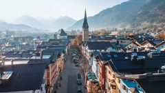 Kitzbühel im Morgennebel