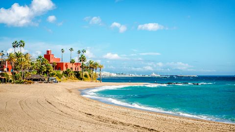 Strand bei Málaga