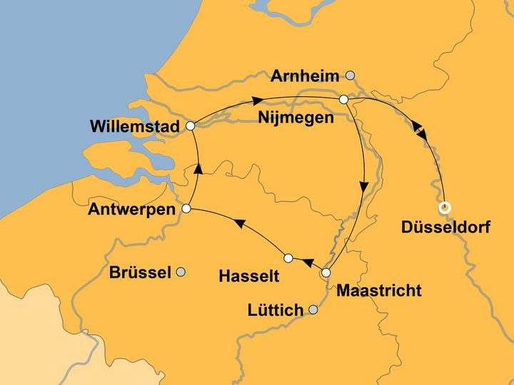 Ihre Reiseroute