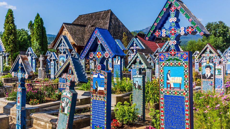 Heiterer Friedhof in Sapanta