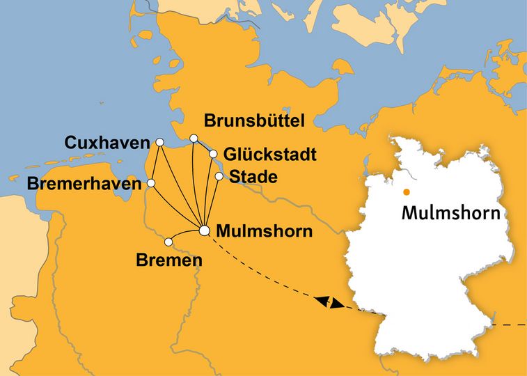 Ihre Reiseroute ©www.stepmap.de Ihre Reiseroute